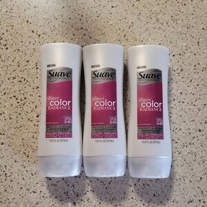 3 Suave Professionals Sheer Color Radiance Protect Revive Conditioner 12.6 oz Ea